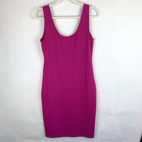 Tildon Stretchy Bodycon Dress Large Pink Fuschia Baddie Revenge Going Out Party - Picture 3 of 7